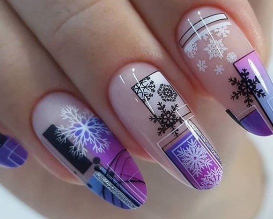 Новогодний маникюр 2020