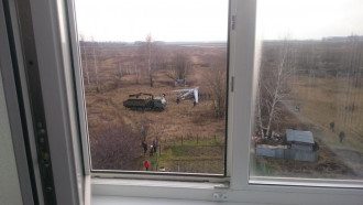 рухнул дрон
