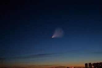 В России ракету приняли за НЛО В России ракету приняли за НЛО