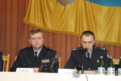 Александр Канцидайло (слева) стал главой полиции Закарпатья / zk.npu.gov.ua