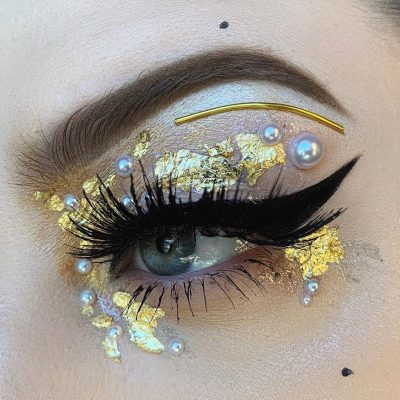 Макияж с блестками: модные идеи на фото, советы визажистов