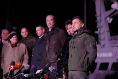 Зеленский в Очакове рассказал, что обещал взамен на возвращение Украине кораблей