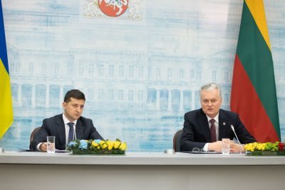 Владимир Зеленский и Гитанас Науседа