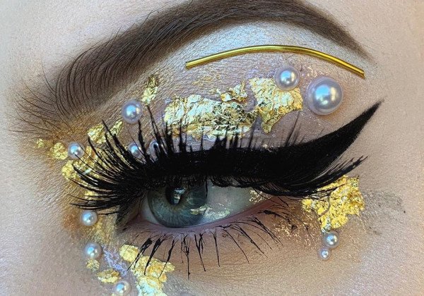 Макияж с блестками: модные идеи на фото, советы визажистов