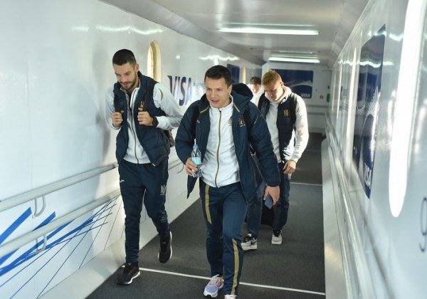 Сербия - Украина: "сине-желтые" прибыли в Белград на матч отбора Евро-2020