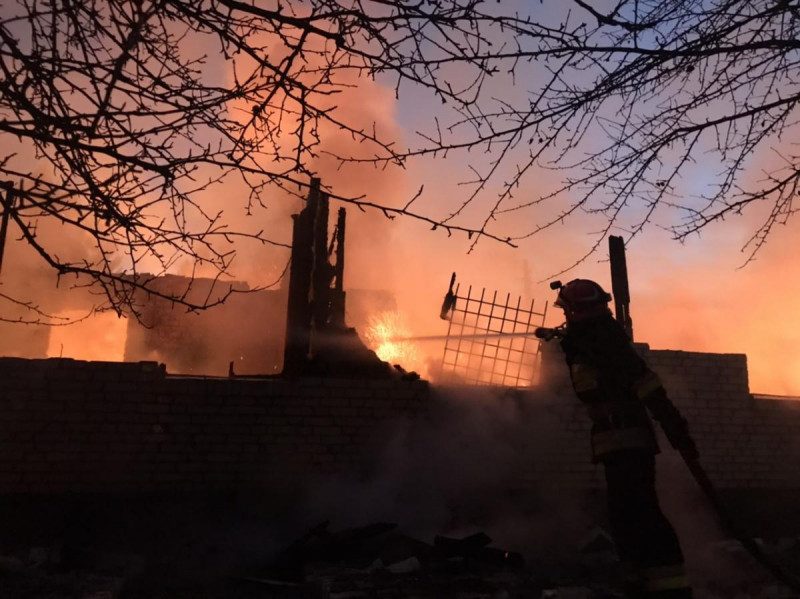 Под Львовом в огне погиб офицер ВСУ: все подробности