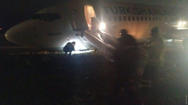 Авария самолета в Одессе