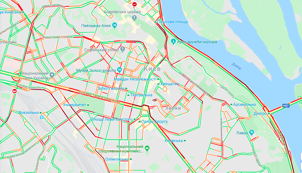 Киев пробки гугл Киев пробки гугл