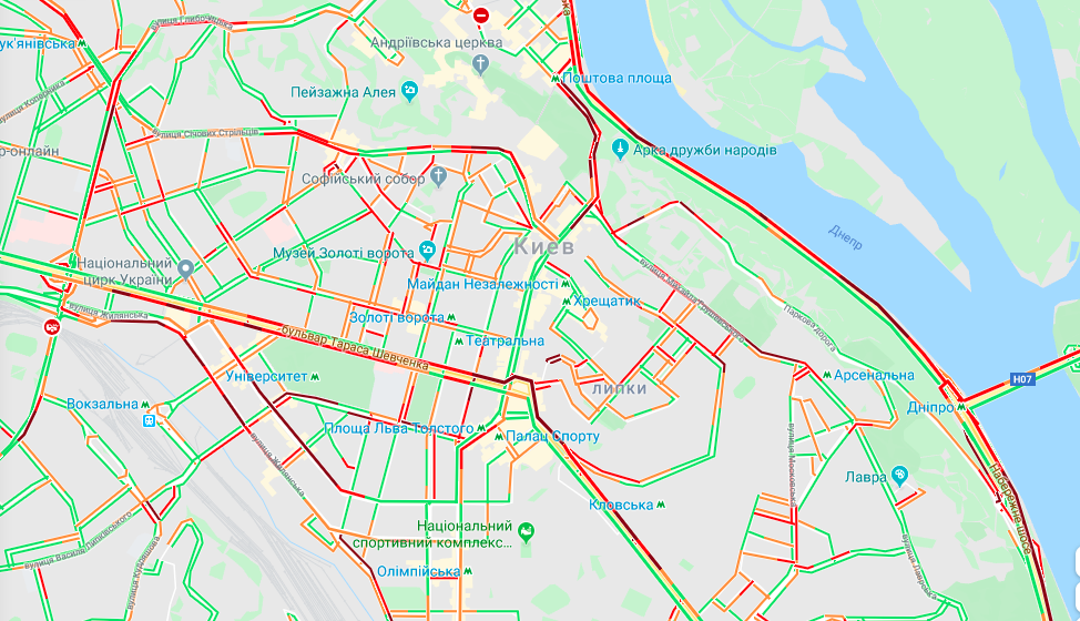 Гугл пробки. Гугл пробки онлайн Киев. Карты гугл Владивосток с движением транспорта.