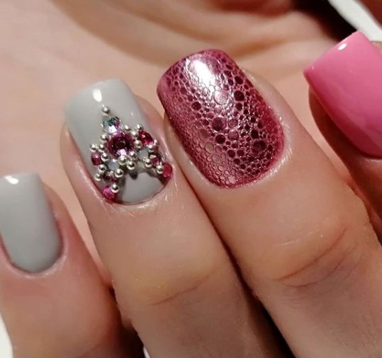 Зимний маникюр на короткие ногти 2020 Зимний маникюр на короткие ногти 2020