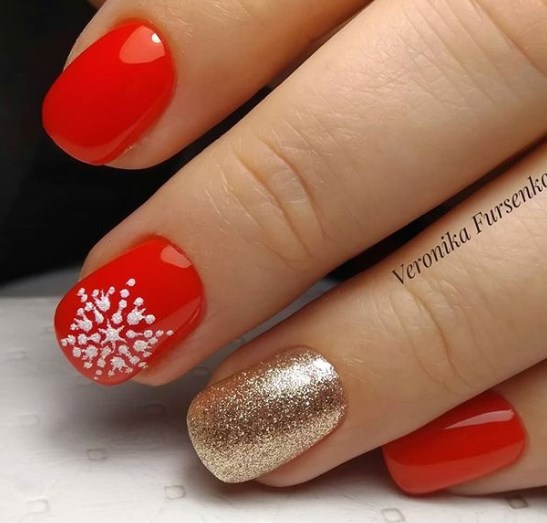 Зимний маникюр на короткие ногти 2020 Зимний маникюр на короткие ногти 2020