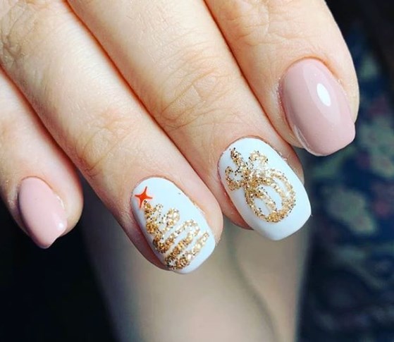 Зимний маникюр на короткие ногти 2020 Зимний маникюр на короткие ногти 2020