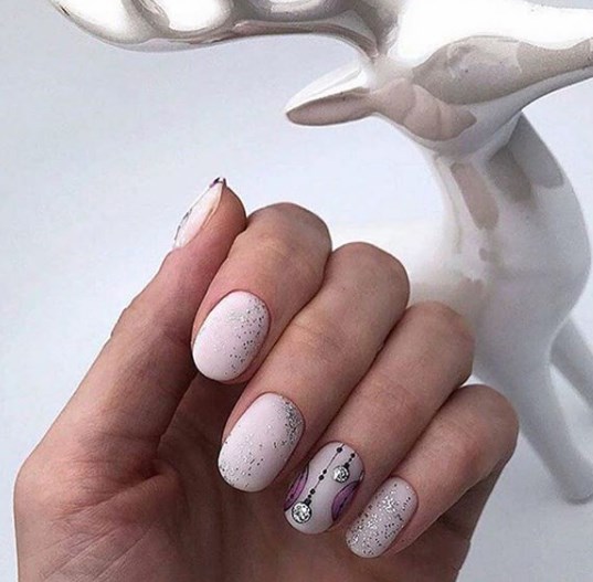 Зимний маникюр на короткие ногти 2020 Зимний маникюр на короткие ногти 2020