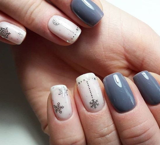 Зимний маникюр на короткие ногти 2020 Зимний маникюр на короткие ногти 2020