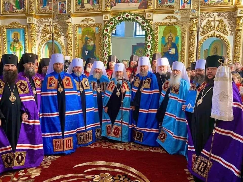 Каллиник Чернышев с архиереями УПЦ МП Каллиник Чернышев с архиереями УПЦ МП