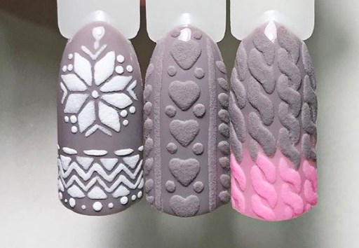 Вязаный маникюр свитер 2020