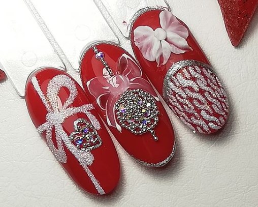 Вязаный маникюр свитер 2020