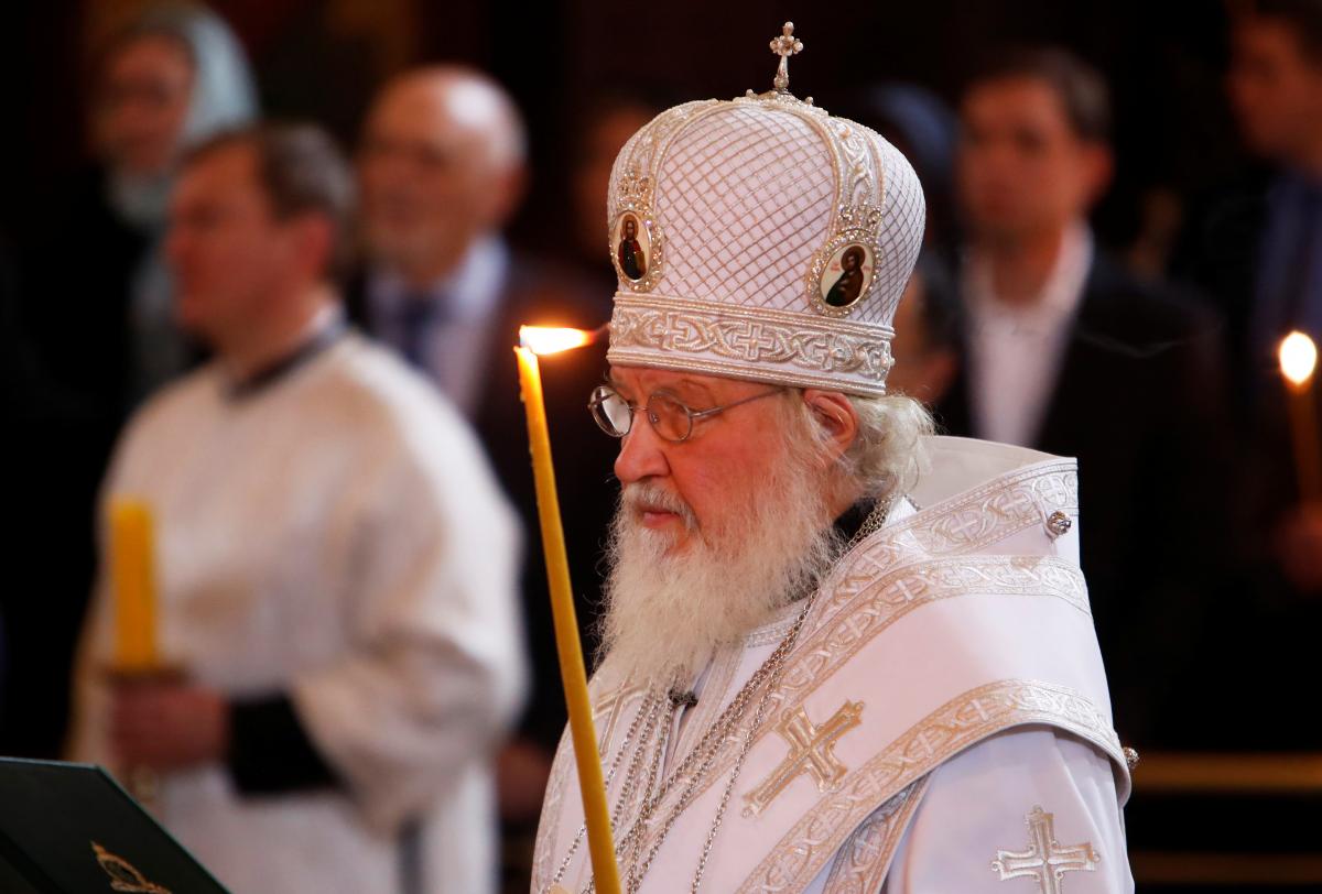 Юрия Лужкова отпевал патриарх Кирилл