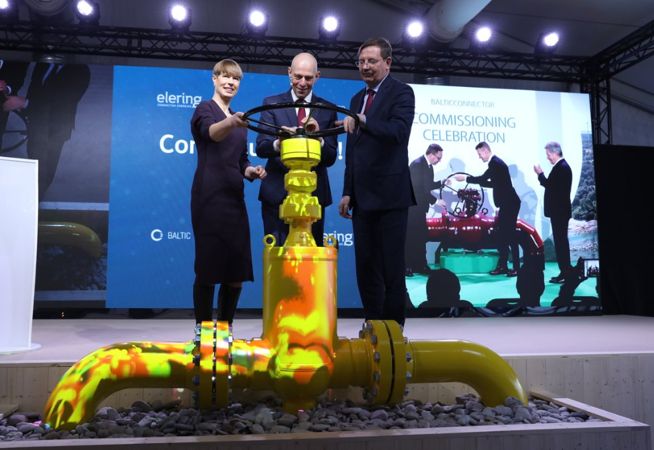 Эстония и Финляндия запустили свой газопровод Эстония и Финляндия запустили свой газопровод