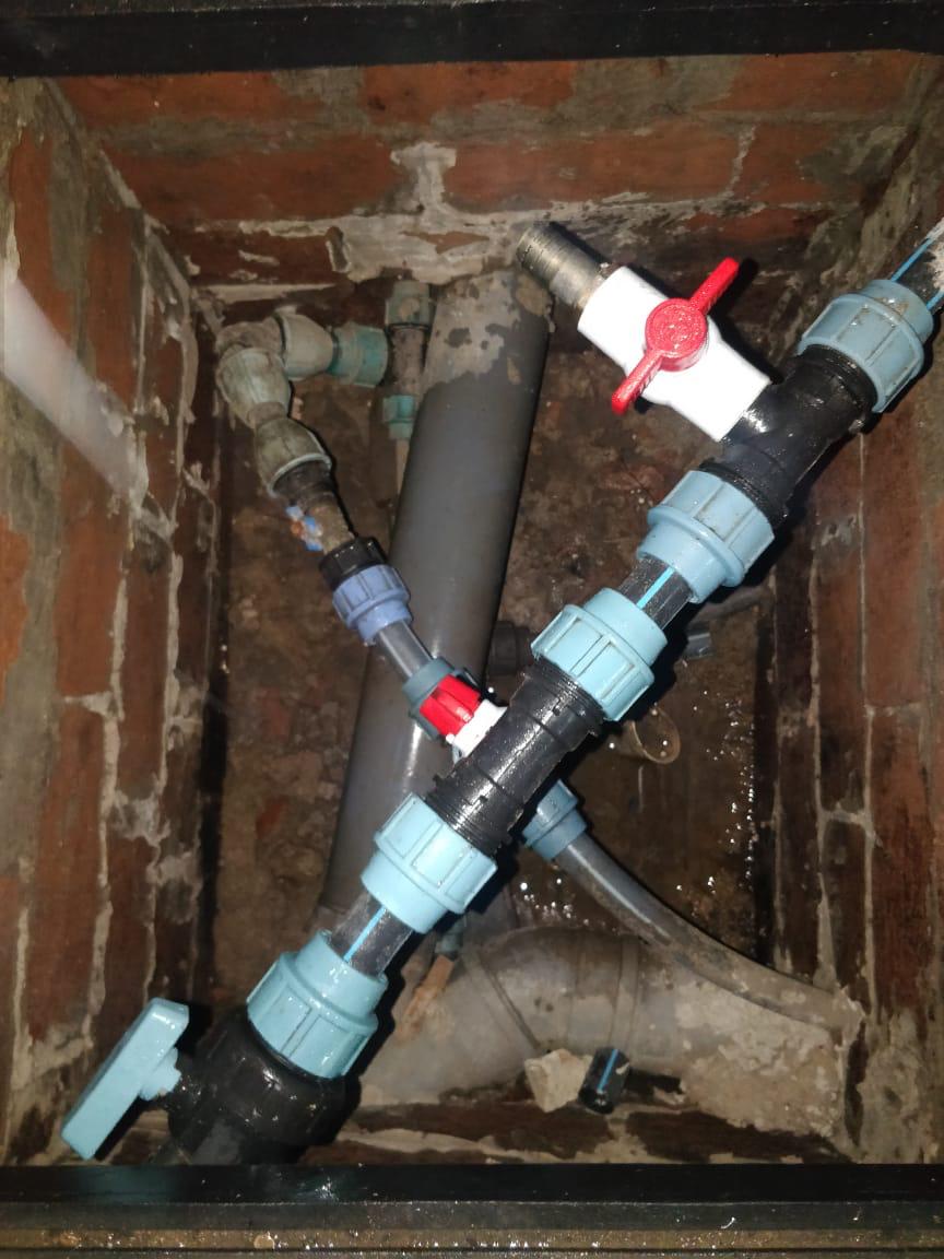 Трубопровод со спиртом