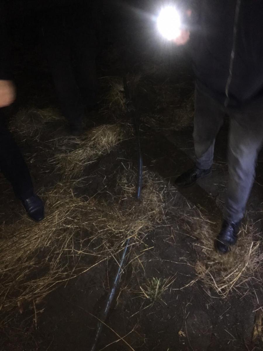 Трубопровод со спиртом