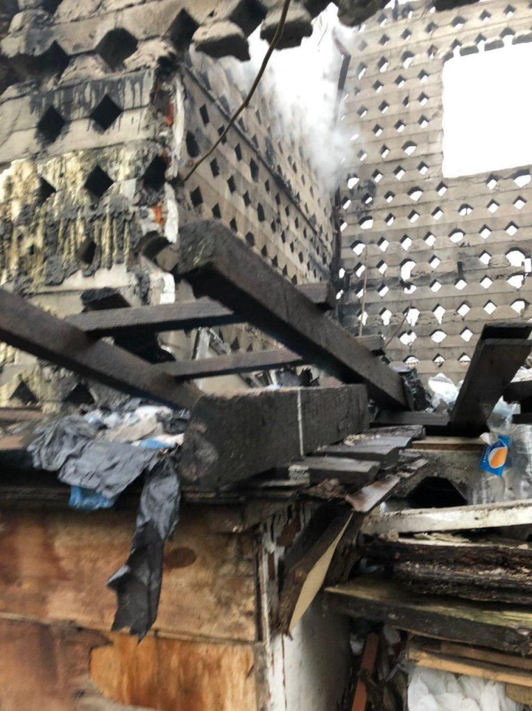 В Запорожье горел дом, найдены тела матери и сына