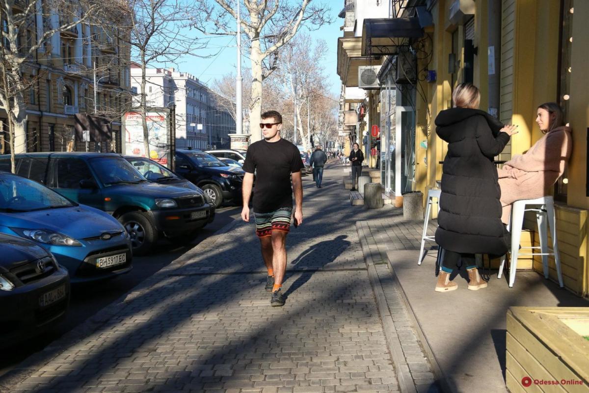 Аномально теплая зима в Одессе