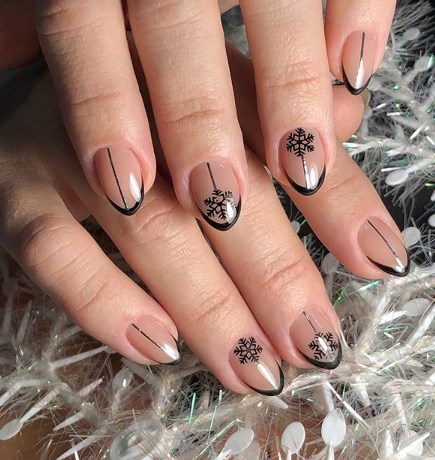 Новорічний манікюр 2020