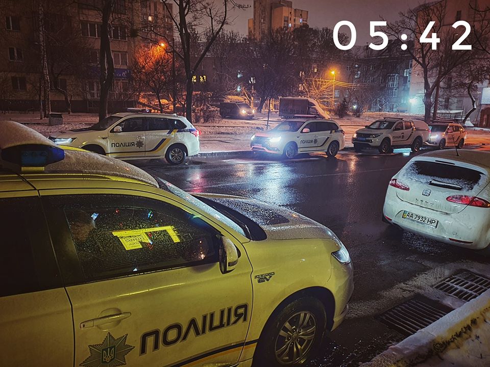 Обстановка под Лукьяновским СИЗО утром 29 декабря