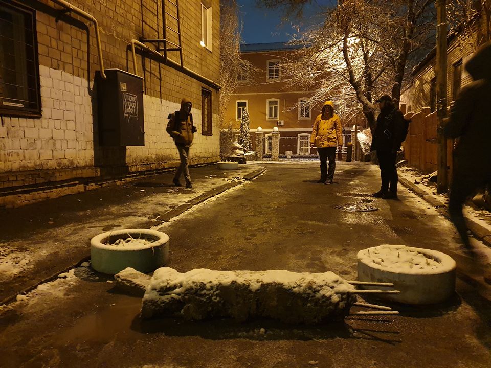 Обстановка под Лукьяновским СИЗО утром 29 декабря