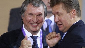 Игорь Сечин и Алексей Миллер, главы Роснефти и Газпрома