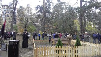 Монумент был установлен в 2016 году / Фото facebook.com/vorzel.news