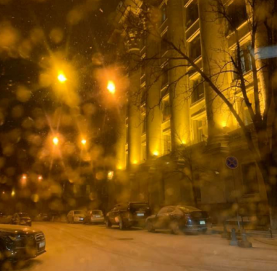 Киев и Ужгород присыпал первый снег, опубликованы фото и видео