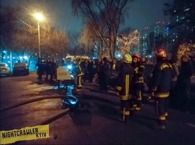 В Киеве горит 16-этажный дом: проводится эвакуация, есть погибшие