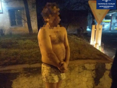 Житель Днепра ярко отметил предновогодний корпоратив / Фото: пресс-служба Нацполиции Житель Днепра ярко отметил предновогодний корпоратив / Фото: пресс-служба Нацполиции