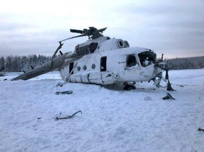 ЧП с Ми-8 в России
