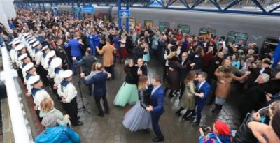 В РФ отреагировали на возбуждение дела по факту запуска поездов в Крым / скриншот соцсети