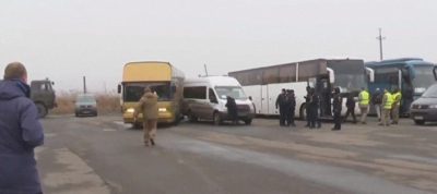 На КПВВ Майорское произошло ДТП