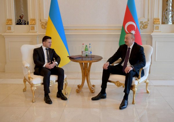 Зеленский в Баку встретился с президентом Азербайджана