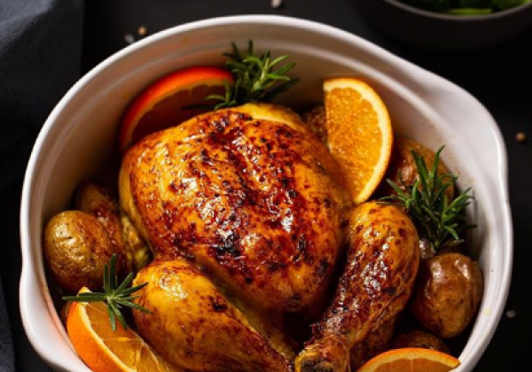 В рукаве, на банке и с фруктами: бомбическая курица в духовке, рецепты