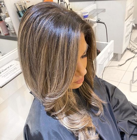 Каскад на средние волосы 2020