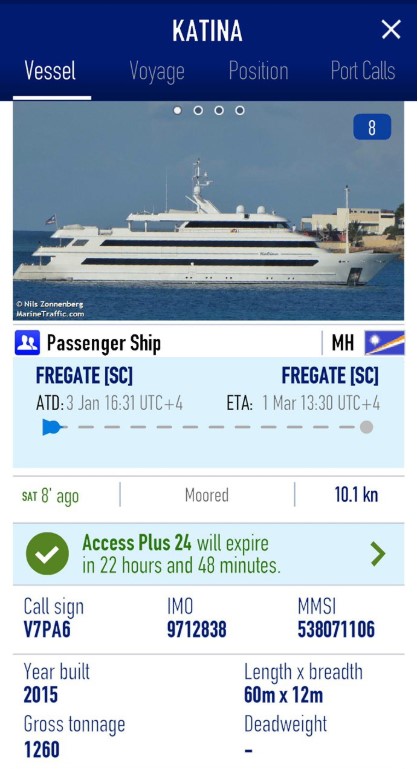 Аренда $380 тысяч: Портнов показал фешенебельную яхту Порошенко возле Сейшельских островов