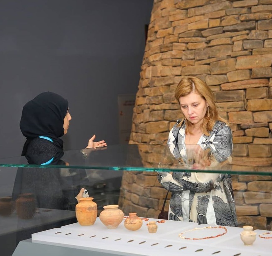 Елена Зеленская посетила Национальный музей Омана