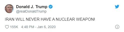 "Никогда не будет ядерного оружия": Трамп разошелся и наехал на Иран