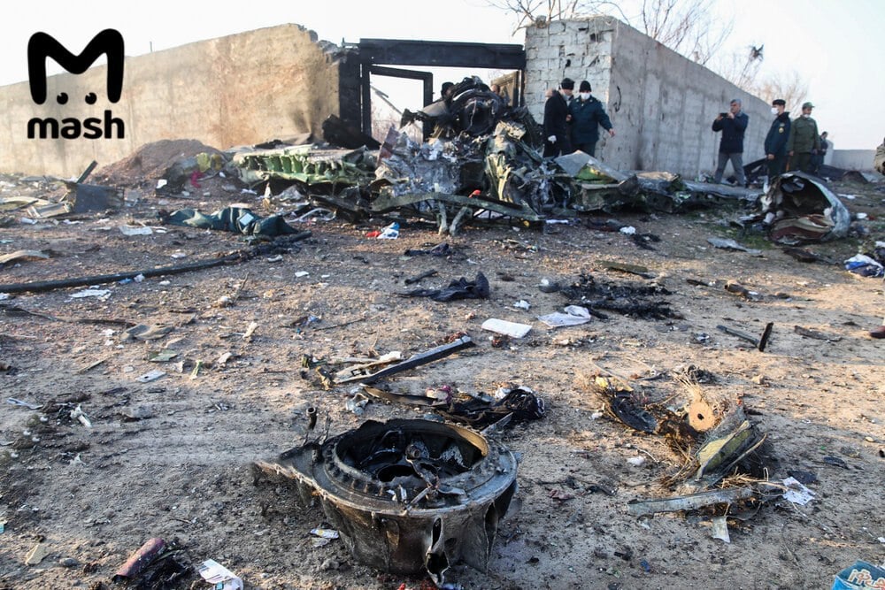 Украинский самолет разбился в Иране