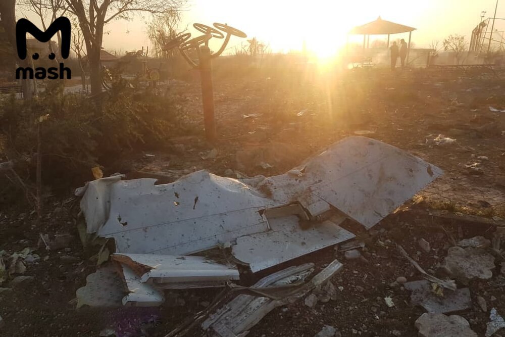 Украинский самолет разбился в Иране