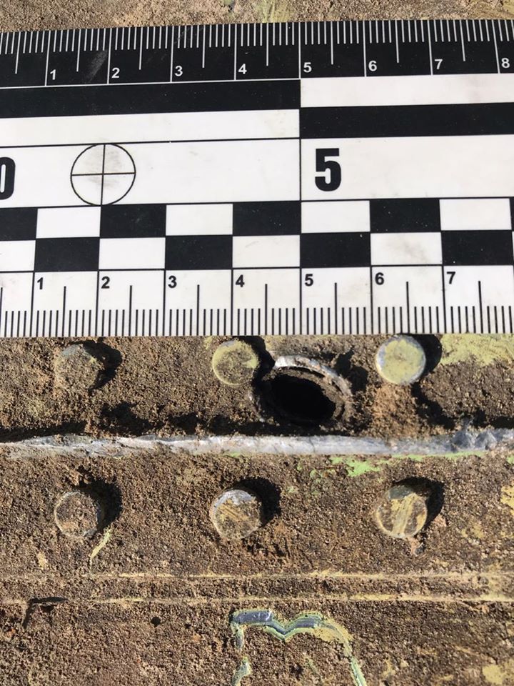 Фото с места крушения Боинга в Иране