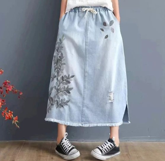 Джинсовые юбки 2020