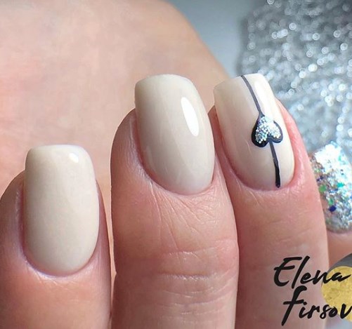 Маникюр 2020 на День святого Валентина