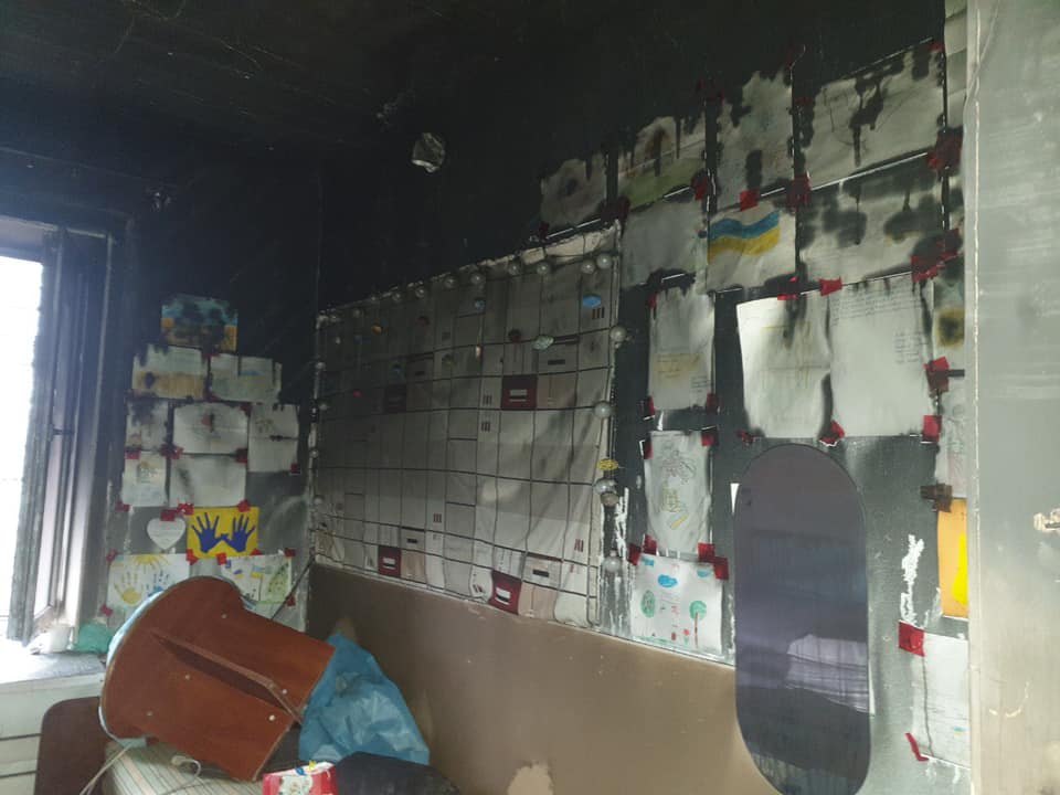 Пожар в Киеве